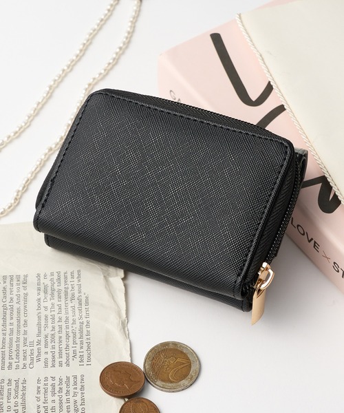 ハブ皮仕様　三つ折り財布 hush puppies ハッシュパピー 財布 通販 二つ折り財布 折財布