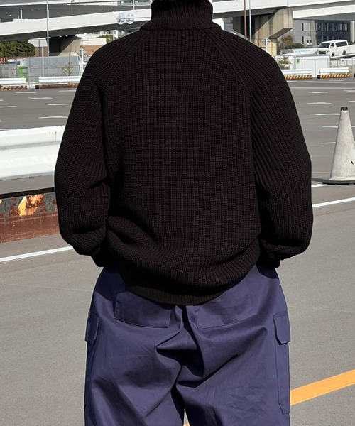 kutir(クティール)の「ドライバーズニットカーディガン(ニット/セーター・メンズ・ブラック/アイボリー/グレー・MEDIUM/LARGE)」の14枚目の写真