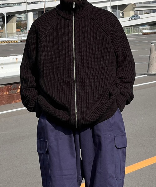 kutir(クティール)の「ドライバーズニットカーディガン(ニット/セーター・メンズ・ブラック/アイボリー/グレー・MEDIUM/LARGE)」の20枚目の写真