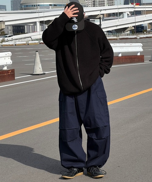 kutir(クティール)の「ドライバーズニットカーディガン(ニット/セーター・メンズ・ブラック/アイボリー/グレー・MEDIUM/LARGE)」の4枚目の写真