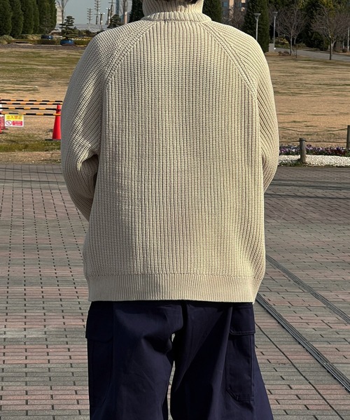 kutir(クティール)の「ドライバーズニットカーディガン(ニット/セーター・メンズ・ブラック/アイボリー/グレー・MEDIUM/LARGE)」の15枚目の写真