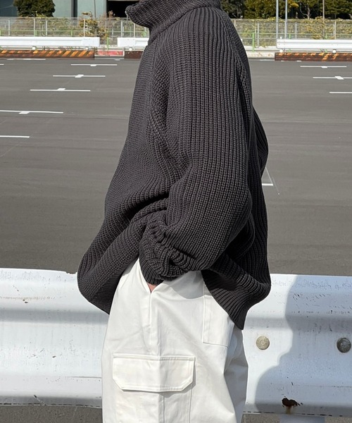kutir(クティール)の「ドライバーズニットカーディガン(ニット/セーター・メンズ・ブラック/アイボリー/グレー・MEDIUM/LARGE)」の22枚目の写真