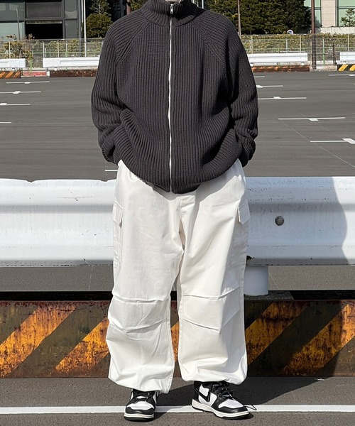 kutir(クティール)の「ドライバーズニットカーディガン(ニット/セーター・メンズ・ブラック/アイボリー/グレー・MEDIUM/LARGE)」の9枚目の写真
