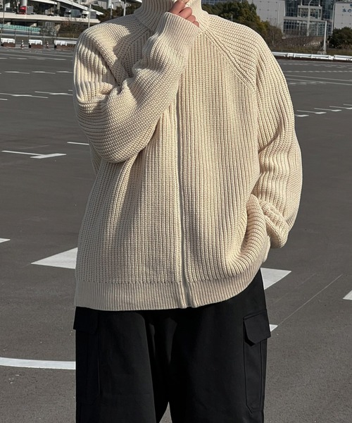 kutir(クティール)の「ドライバーズニットカーディガン(ニット/セーター・メンズ・ブラック/アイボリー/グレー・MEDIUM/LARGE)」の21枚目の写真
