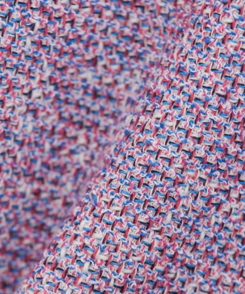 23区 PONTETORTO ツイード ジャケット48 大きいサイズノーカラー 23区 PONTETORTO ツイード ジャケット48 大きいサイズノーカラー