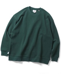 9.8oz ドライワッフルクルーネック
