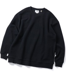 9.8oz ドライワッフルクルーネック