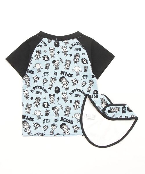 A BATHING APE BAPE か細く KIDSダッフルポンチョ ベビーマイロ総柄