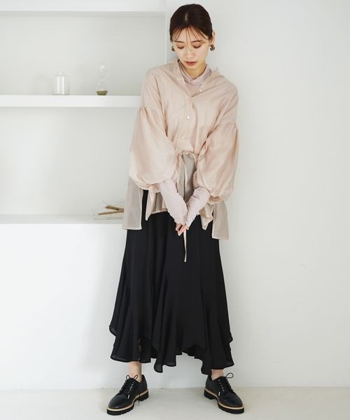 しう様 mysty woman（ミスティウーマン）の「シアーバルーンスリーブ