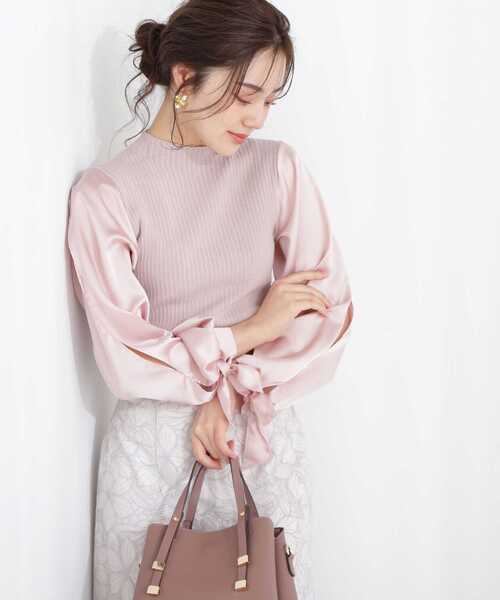 PROPORTION BODY DRESSING（プロポーションボディドレッシング）の「スリットスリーブニット / 1213170206（ニット/セーター・レディース・ライトグリーン/ピンク/ホワイト系その他・FREE）」の19枚目の写真