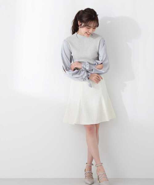 PROPORTION BODY DRESSING（プロポーションボディドレッシング）の「スリットスリーブニット / 1213170206（ニット/セーター・レディース・ライトグリーン/ピンク/ホワイト系その他・FREE）」の14枚目の写真