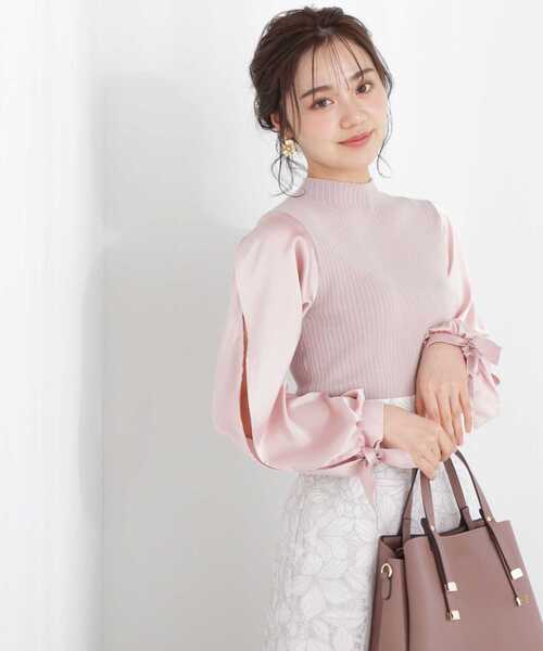 PROPORTION BODY DRESSING（プロポーションボディドレッシング）の「スリットスリーブニット / 1213170206（ニット/セーター・レディース・ライトグリーン/ピンク/ホワイト系その他・FREE）」の21枚目の写真