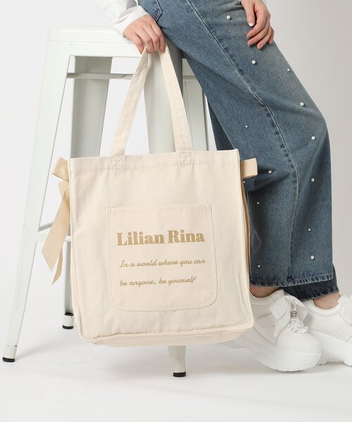 リ*ナ様 新品❣️ミンクリボンバック❣️優しいベージュ❣️ バッグ ファー リアルファー 日本製 ミンク ハンドバッグ リボン