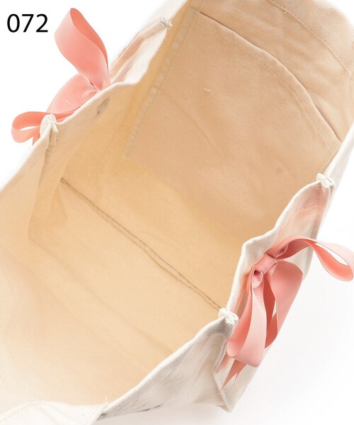 Ober Tashe（オーバータッシェ）の「【新生活・新学期】推し活にもぴったり！リリアンリーナサイドリボントートバッグ（トートバッグ・レディース・ブラック/ブルー/ピンク系/ベージュ/ブラック系8/パープル系・FREE）」の20枚目の写真