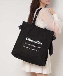 Ober Tashe（オーバータッシェ）の「【新生活・新学期】推し活にもぴったり！リリアンリーナサイドリボントートバッグ（トートバッグ）」