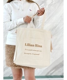 Ober Tashe（オーバータッシェ）の「【新生活・新学期】推し活にもぴったり！リリアンリーナサイドリボントートバッグ（トートバッグ）」