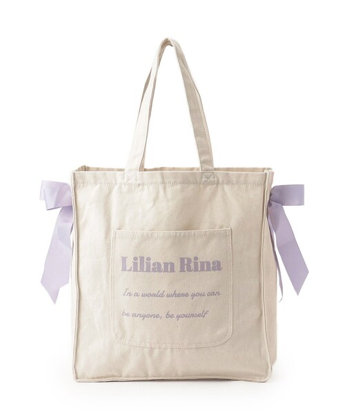 新色入荷】推し活にもぴったり！リリアンリーナサイドリボントート