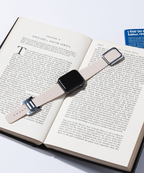 zandy（ズィーアンドワイ）の「【zandy/ズィー・アンド・ワイ】アップルウォッチマグネットシリコンバンド（デジタル腕時計・メンズ・ベージュ/ブラック×シルバー/ホワイト×ピンク/ホワイト×シルバー/ブラック×ピンク/ブラック×ブラック/ベージュ系その他/パープル系その他・SMALL/MEDIUM）」の7枚目の写真