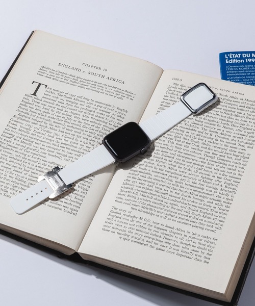 zandy（ズィーアンドワイ）の「【zandy/ズィー・アンド・ワイ】アップルウォッチマグネットシリコンバンド（デジタル腕時計・メンズ・ベージュ/ブラック×シルバー/ホワイト×ピンク/ホワイト×シルバー/ブラック×ピンク/ブラック×ブラック/ベージュ系その他/パープル系その他・SMALL/MEDIUM）」の3枚目の写真