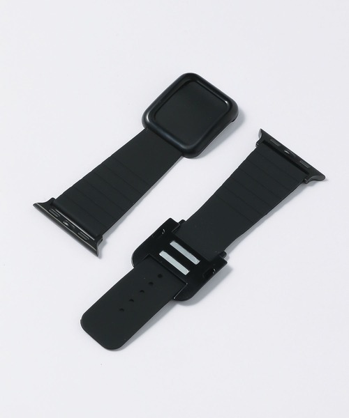 zandy（ズィーアンドワイ）の「【zandy/ズィー・アンド・ワイ】アップルウォッチマグネットシリコンバンド（デジタル腕時計・メンズ・ベージュ/ブラック×シルバー/ホワイト×ピンク/ホワイト×シルバー/ブラック×ピンク/ブラック×ブラック/ベージュ系その他/パープル系その他・SMALL/MEDIUM）」の9枚目の写真