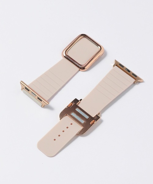 zandy（ズィーアンドワイ）の「【zandy/ズィー・アンド・ワイ】アップルウォッチマグネットシリコンバンド（デジタル腕時計・メンズ・ベージュ/ブラック×シルバー/ホワイト×ピンク/ホワイト×シルバー/ブラック×ピンク/ブラック×ブラック/ベージュ系その他/パープル系その他・SMALL/MEDIUM）」の17枚目の写真