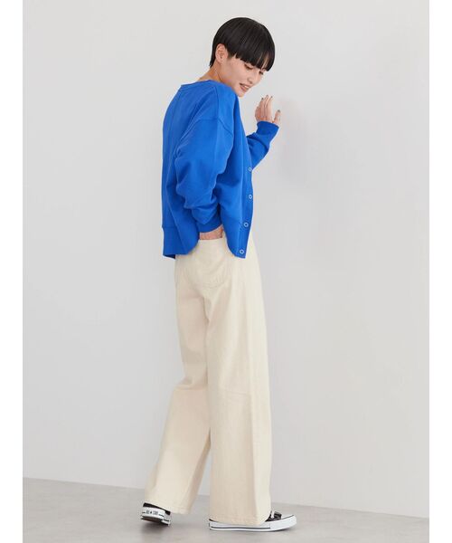 AMERICAN HOLIC（アメリカンホリック）の「リングドット裏毛カーディガン（カーディガン/ボレロ・レディース・レッド/ブルー/グリーン/アイボリー・M/L）」の11枚目の写真