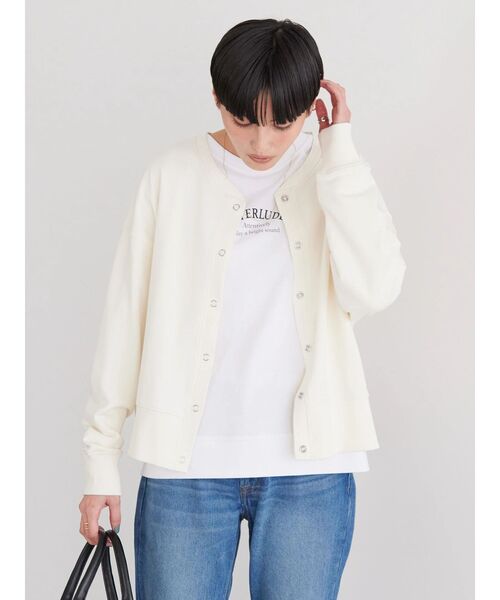 AMERICAN HOLIC（アメリカンホリック）の「リングドット裏毛カーディガン（カーディガン/ボレロ・レディース・レッド/ブルー/グリーン/アイボリー・M/L）」の12枚目の写真