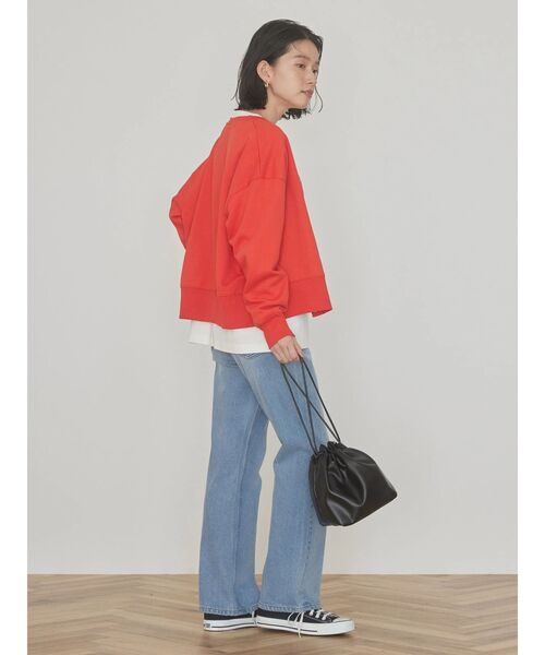 AMERICAN HOLIC（アメリカンホリック）の「リングドット裏毛カーディガン（カーディガン/ボレロ・レディース・レッド/ブルー/グリーン/アイボリー・M/L）」の20枚目の写真