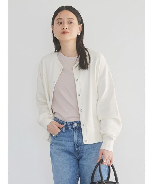 AMERICAN HOLIC（アメリカンホリック）の「リングドット裏毛カーディガン（カーディガン/ボレロ・レディース・レッド/ブルー/グリーン/アイボリー・M/L）」の21枚目の写真