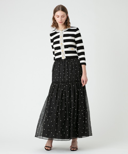 【新品未使用】LOULOU WILLOUGHBY ツィーディーボーダージャケット LOULOU WILLOUGHBY（ルルウィルビー）の「【LOULOU WILLOUGHBY】ツィー