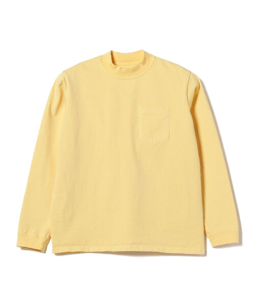 NECESSARY or UNNECESSARY(ネセサリーオアアンネセサリー)の「NECESSARY or UNNECESSARY / MOCK NECK(Tシャツ/カットソー・メンズ・オフホワイト/グリーン/イエロー・LARGE)」の1枚目の写真