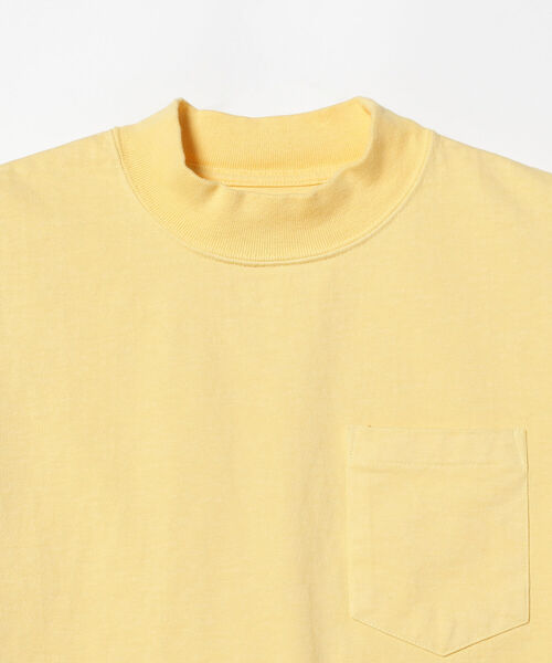 NECESSARY or UNNECESSARY(ネセサリーオアアンネセサリー)の「NECESSARY or UNNECESSARY / MOCK NECK(Tシャツ/カットソー・メンズ・オフホワイト/グリーン/イエロー・LARGE)」の4枚目の写真