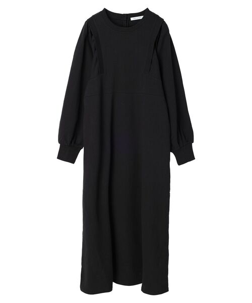 AMERICAN HOLIC(アメリカンホリック)の「ボリュームスリーブ裏毛ワンピース(ワンピース・レディース・ブラック/アイボリー・M/L)」の9枚目の写真