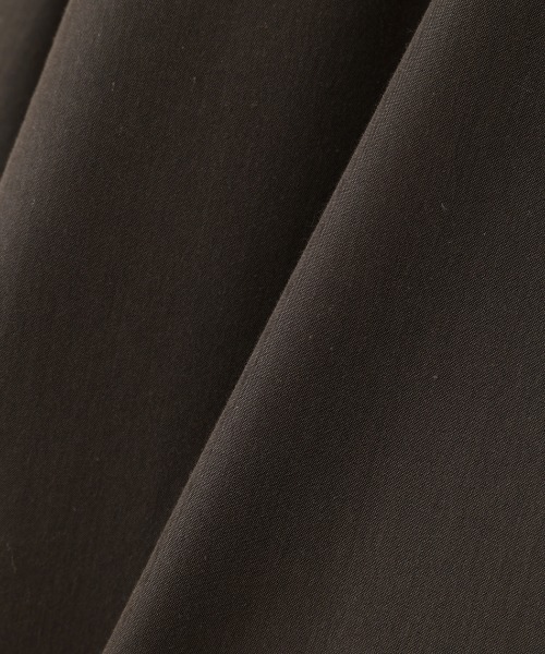 MARGARET HOWELL(マーガレットハウエル)の「COTTON NYLON COMPACT POPLIN(ステンカラーコート・メンズ・カーキ/ネイビー系1・LARGE/MEDIUM)」の9枚目の写真