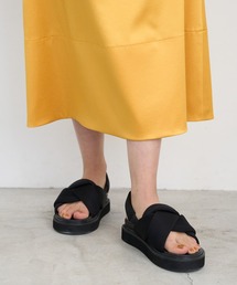 LANVIN en Bleu | ダイバー素材フラットサンダル(サンダル)