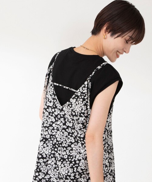 NOLLEY’S（ノーリーズ）の「【WEB限定カラーあり】5C BASIC ノースリーブTシャツ（Tシャツ/カットソー・レディース・ロイヤルブルー/ホワイト/ホワイト系その他5/チャコールグレー/キャメル/ピンク/ブラック・36/38）」の19枚目の写真