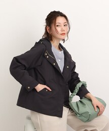 DRESKIP | 【ゴールドパーツでレディな仕上がり】撥水マウンテンパ－カー(ブルゾン)