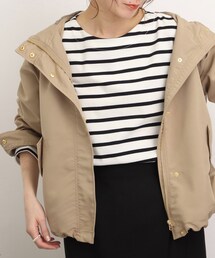 DRESKIP | 【ゴールドパーツでレディな仕上がり】撥水マウンテンパ－カー(ブルゾン)