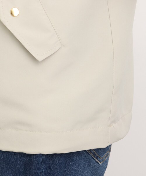 DRESKIP（ドレスキップ）の「◆【ゴールドパーツでレディな仕上がり】撥水マウンテンパ－カー（ブルゾン・レディース・ナチュラル/カーキ/ネイビー/サンドベージュ・02/03/04）」の13枚目の写真