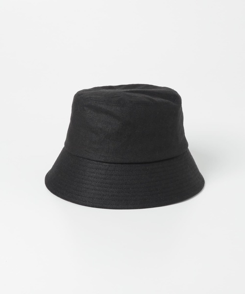 URBAN RESEARCH（アーバンリサーチ）の「リネンバケットハット（ハット・レディース・ベージュ/ブラック・-）」の3枚目の写真