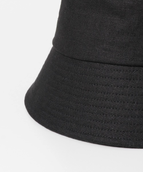 URBAN RESEARCH（アーバンリサーチ）の「リネンバケットハット（ハット・レディース・ベージュ/ブラック・-）」の8枚目の写真