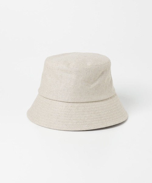 URBAN RESEARCH（アーバンリサーチ）の「リネンバケットハット（ハット・レディース・ベージュ/ブラック・-）」の10枚目の写真