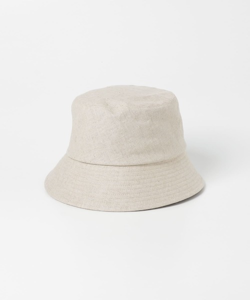URBAN RESEARCH（アーバンリサーチ）の「リネンバケットハット（ハット・レディース・ベージュ/ブラック・-）」の11枚目の写真
