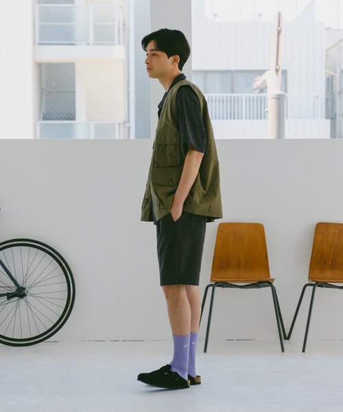 WHIMSIC（ウィムジック）の「【UNISEX】スーベニアソックス（ソックス/靴下・メンズ・パープル/ホワイト/ピンク/グレー/ブルー・FREE）」の12枚目の写真