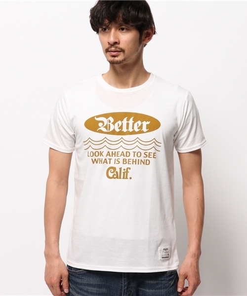 OUTLET(アウトレット)の「【CIAOPANIC TYPY】BetterプリントTee(Tシャツ/カットソー・メンズ・グレー/ピンク/ホワイト・LARGE/SMALL/MEDIUM)」の4枚目の写真