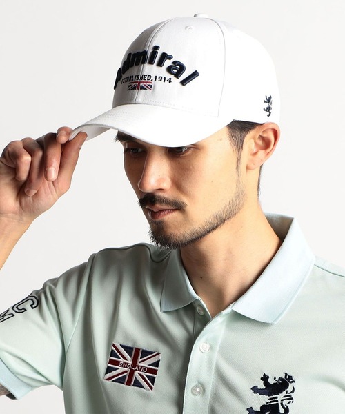 NICOLE CLUB FOR MEN（ニコルクラブフォーメン）の「Admiral別注キャップ（キャップ・メンズ・ホワイト/キナリ/ブラック/ネイビー・FREE）」の14枚目の写真