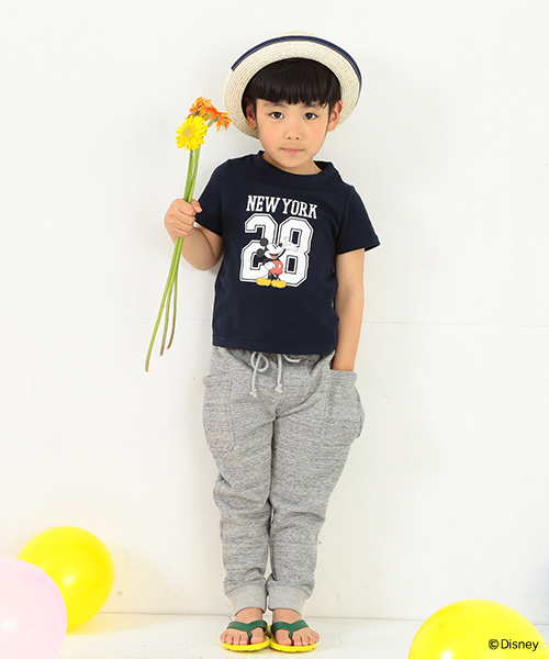 B:MING by BEAMS(ビーミングバイビームス)の「Disney|ビーミング ライフストア / プリントTシャツ NEW YORK(Tシャツ/カットソー・キッズ・ネイビー/グレー・100/120/150/140/110/130/80/90)」の14枚目の写真