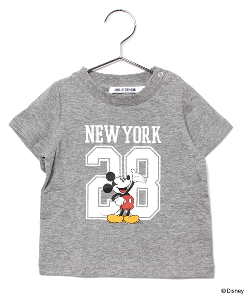 B:MING by BEAMS(ビーミングバイビームス)の「Disney|ビーミング ライフストア / プリントTシャツ NEW YORK(Tシャツ/カットソー・キッズ・ネイビー/グレー・100/120/150/140/110/130/80/90)」の5枚目の写真