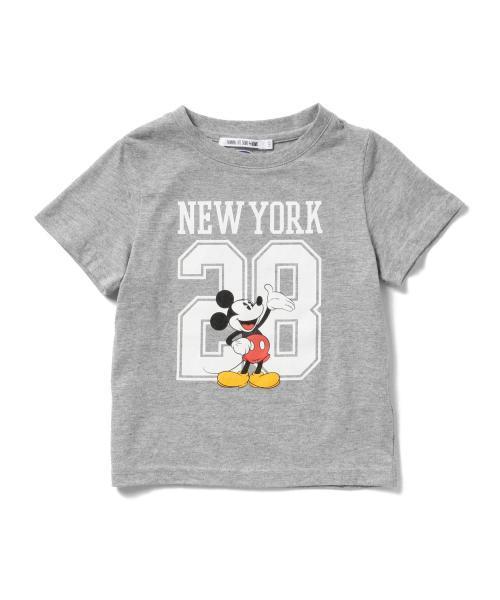B:MING by BEAMS(ビーミングバイビームス)の「Disney|ビーミング ライフストア / プリントTシャツ NEW YORK(Tシャツ/カットソー・キッズ・ネイビー/グレー・100/120/150/140/110/130/80/90)」の7枚目の写真