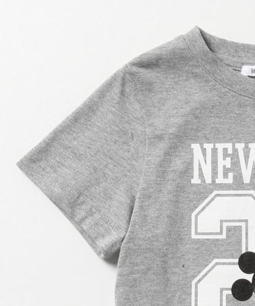 B:MING by BEAMS(ビーミングバイビームス)の「Disney|ビーミング ライフストア / プリントTシャツ NEW YORK(Tシャツ/カットソー・キッズ・ネイビー/グレー・100/120/150/140/110/130/80/90)」の9枚目の写真